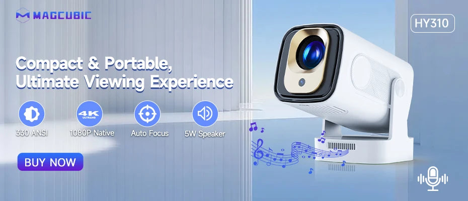 MAGCUBIC Projector HY300 PRO 8K Android Projetor